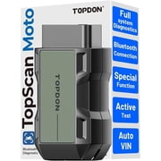Motorcycle Scanner TOPDON TopScan Moto, All Systems Diagnostics, Bidirectional Motorbike Scan Tool