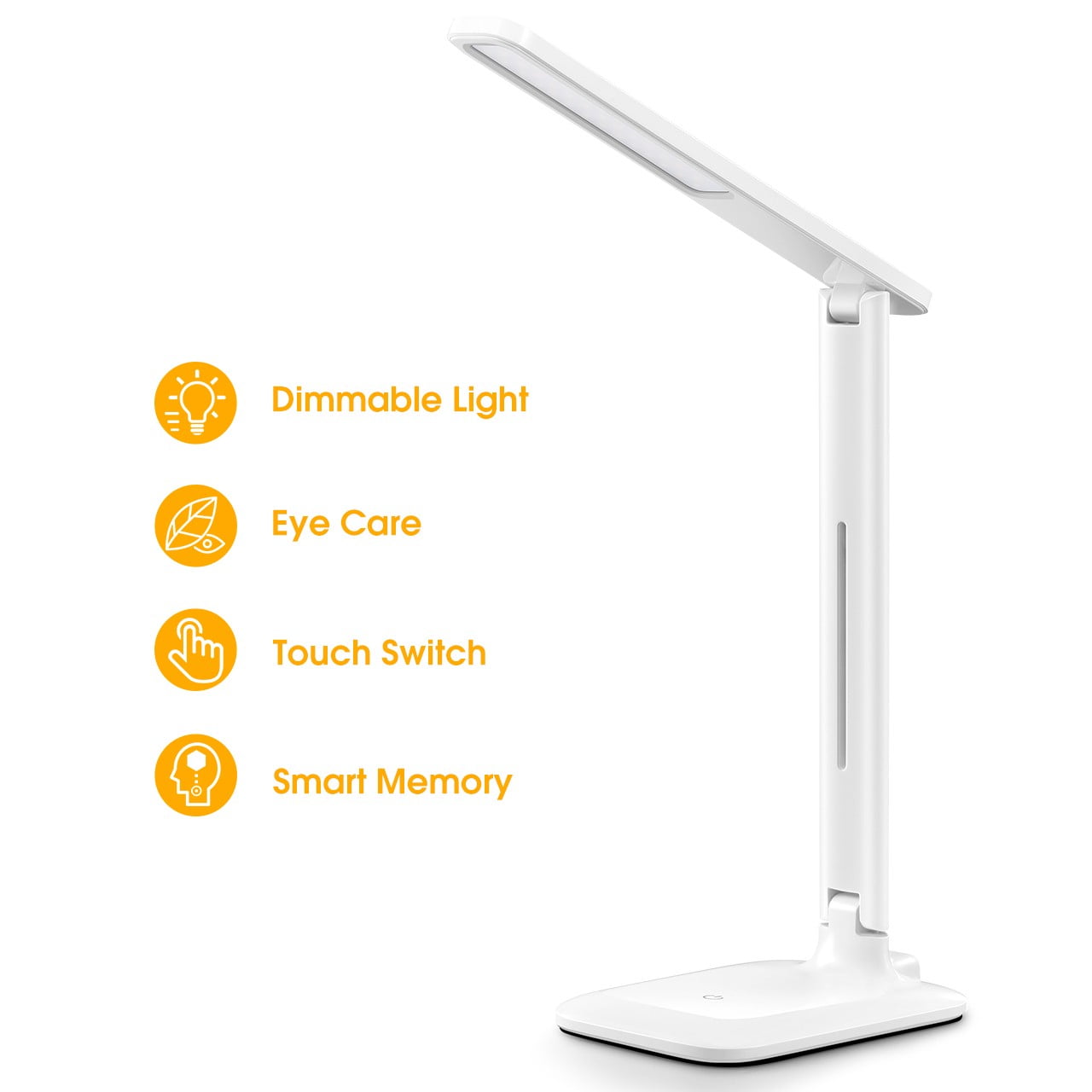 TOPELEK Led Desk Lamp, 42 Leds Eyecaring Table Lamp with Touchsensitive Control , 9 Lighting