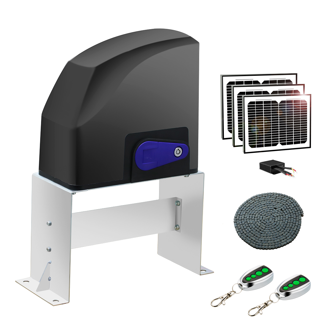 Pylex 11052 Sliding gate kit Black