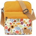 thumbnail image 1 of TOPERIN 2 Pcs Small Canvas Crossbody Sling Shoulder Bag and Purse Set Yellow Sd08, 1 of 5
