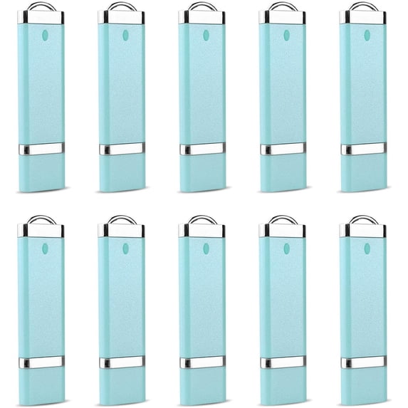 TOPESEL 10 Pack 4GB USB 2.0 Flash Drive Bulk Pack Thumb Drive 4GB USB ...