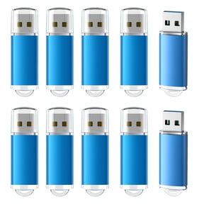 TOPESEL 10 Pack 8GB USB Flash Drive USB 2.0 Memory Stick Bulk Thumb Drive Pen Drive Blue