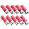thumbnail image 1 of TOPESEL 10PCS 4G USB Flash Drive USB 2.0 Memory Stick Thumb Drive Pen Drive Jump Drive Red, 1 of 10