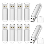 TOPESEL 10Pack USB Flash Drive 4GB USB 2.0 Pen Drive Memory Stick Thumb Drive Bulk