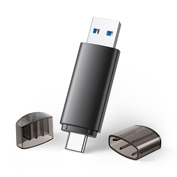 TOPESEL 256GB USB C Flash Drive Dual USB 3.0 Flash Drive Type C USB A 2 in 1 Thumb Drive