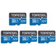 thumbnail image 1 of TOPESEL 32GB Micro SD Card 5 Pack Memory Cards Micro SDHC UHS-I TF Card Class 10 for Camera/Drone/Dash Cam(5 Pack U1), 1 of 10
