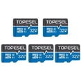 TOPESEL 32GB Micro SD Card 5 Pack Memory Cards Micro SDHC UHSI TF Card