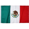 thumbnail image 1 of TOPFLAGS Mexican Flag Bandera de Mexico 3' by 5' foot Embroidered Flags Sewn Stripes 240D Heavy Duty MX National Flag 3x5 Feet for Indoor / Outdoor, 1 of 6