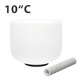 thumbnail image 1 of TOPFUND C Note Crystal Singing Bowl Root Chakra 10 inch with Heavy Duty Carrying Case and Singing Bowl Suede Striker, 1 of 11