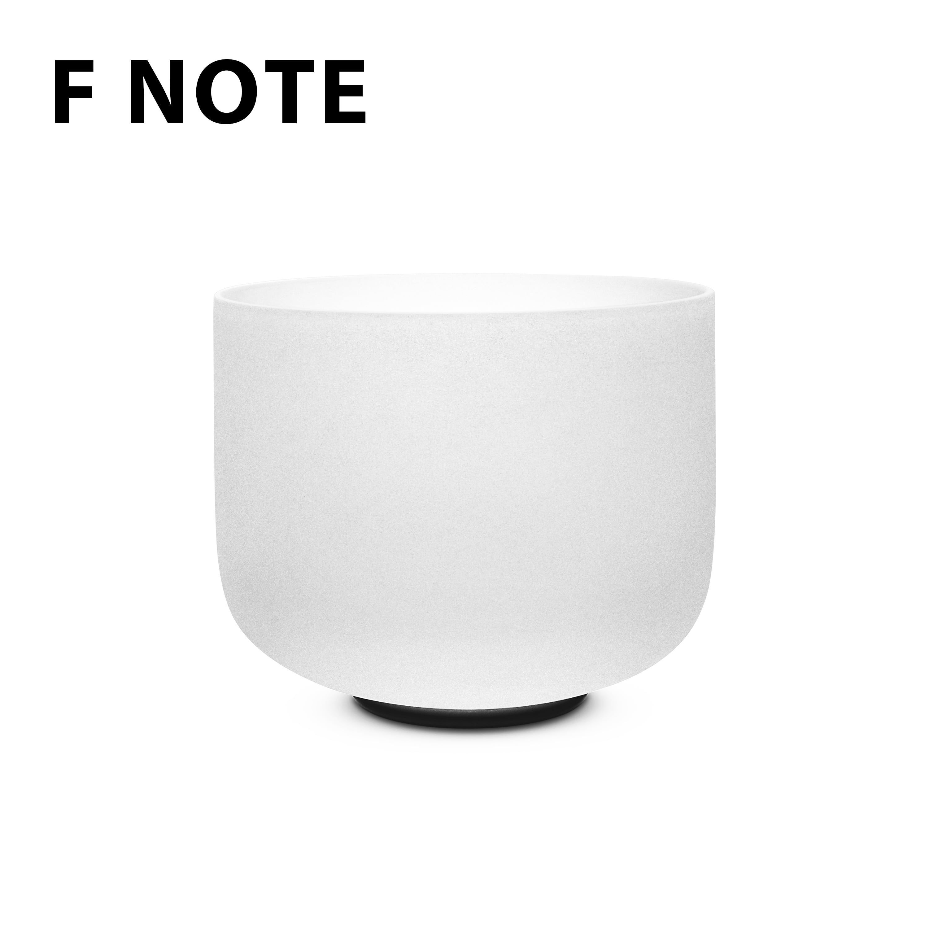 TOPFUND F Note Crystal Singing Bowl Heart Chakra 8 inch with Sponge