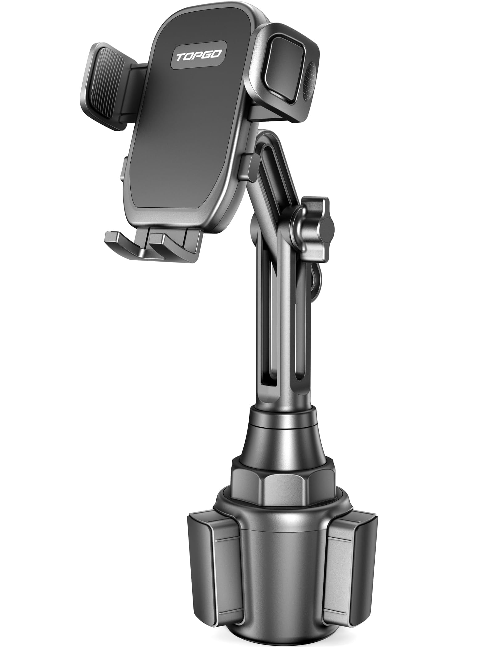 TOPGO Cup Phone Mount, IFF17 [Height-Adjustable Pole & Non-Shaking] Cup ...
