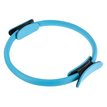 TOPGOD 15 Inches Pilates Ring Dual Grip Yoga Handle Resistance Equipment for Fitness Training