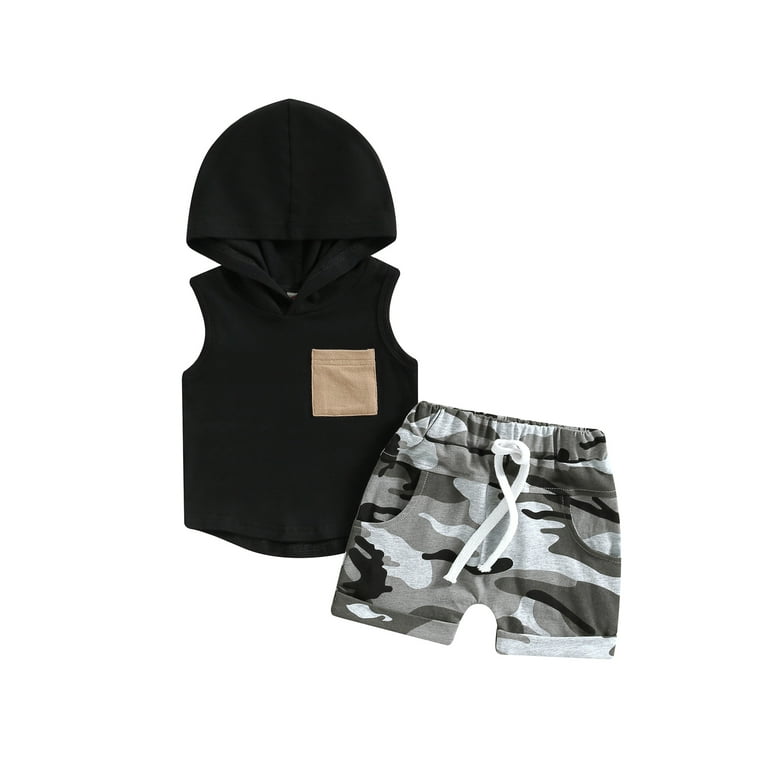 Boys hooded tank top deals