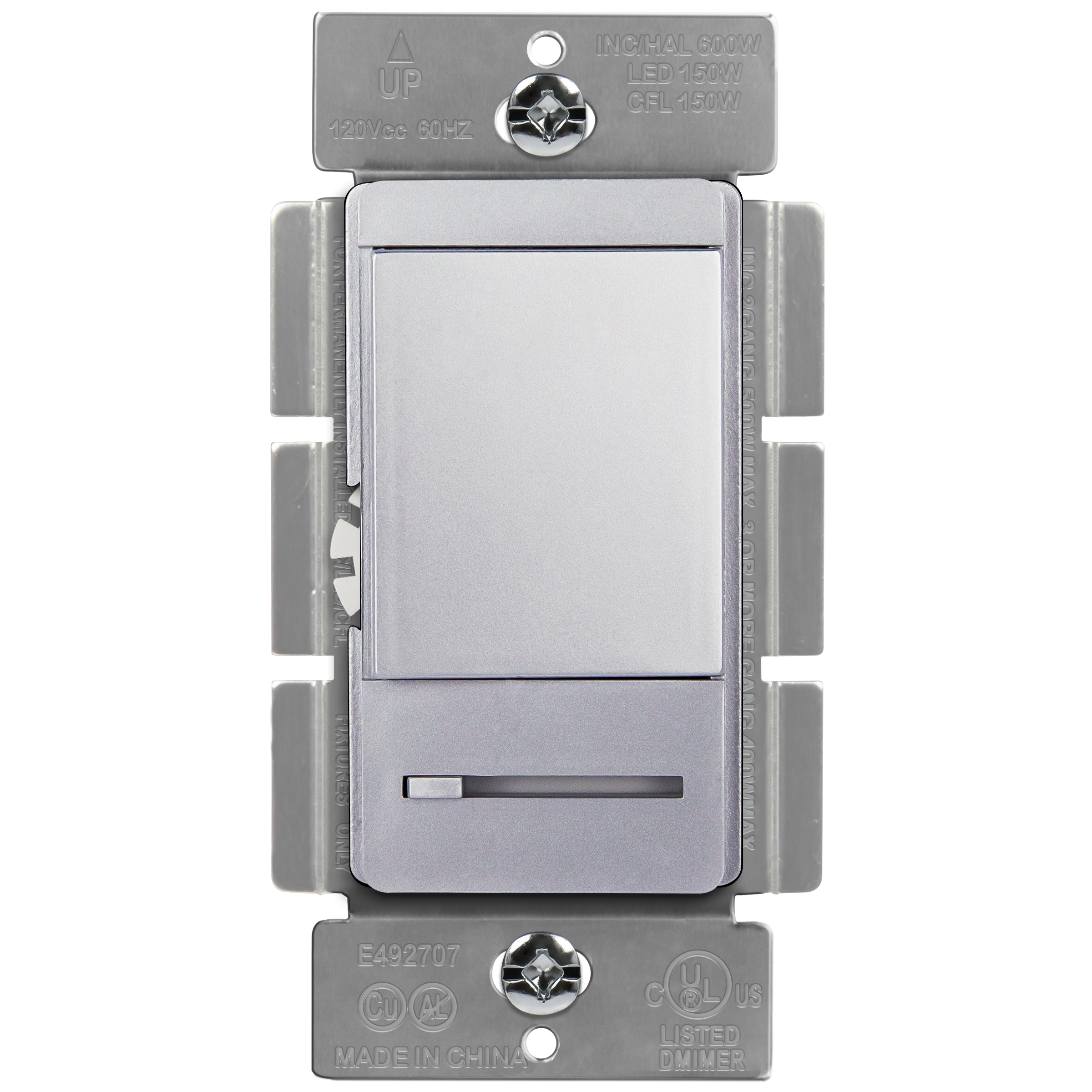TOPGREENER Dimmer Switch with Light Adjustment Slider, Single Pole or 3