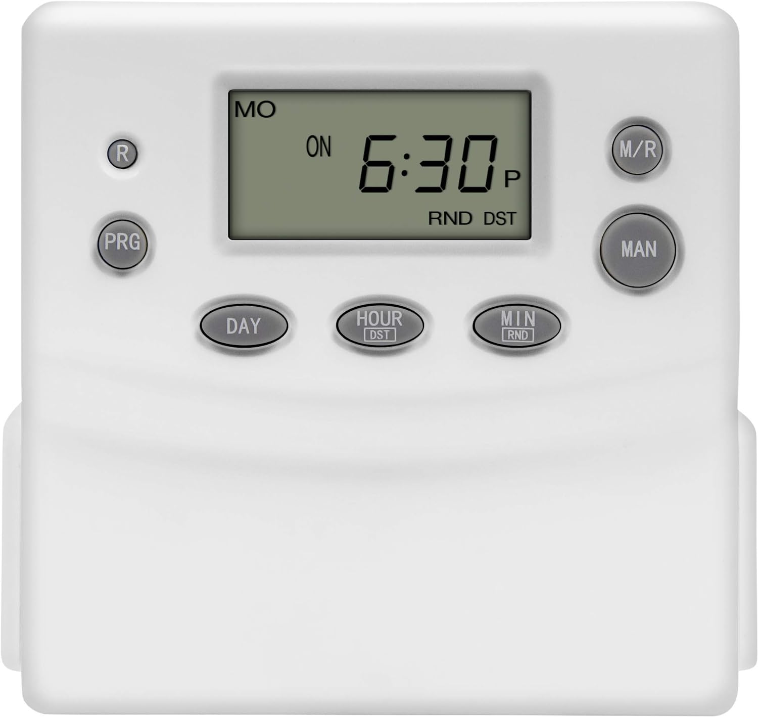 Intermatic DT620 Heavy Duty Indoor Digital Plugin Timer, White