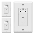 thumbnail image 1 of TOPGREENER Humidity Sensor and Fan Control Switch, Ventilation Fan Humidity Sensor Switch, Neutral Wire Required, TDHS5, 3-Pack, 1 of 8