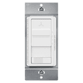 thumbnail image 1 of TOPGREENER Kalide 3-Speed Ceiling Fan Control Combo, in Wall Light and Fan Combination Switch, Single Pole, 2.5A, 720W, Neutral Wire Not Required, TGSFS3-W, White, 1 of 6
