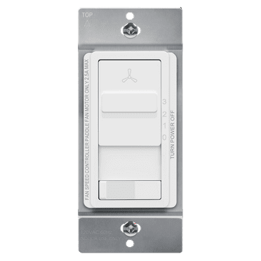 ENERLITES 3 Speed Ceiling Fan Control, Slide Switch, 120VAC, 2.5A ...