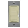 thumbnail image 1 of TOPGREENER Kalide Dimmer Light Switch, LED Dimmer Switch, Single Pole or 3-Way, 200W LED/CFL, Neutral Wire Not Required, Ivory, 1 of 6