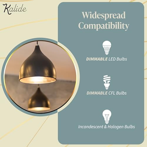 TOPGREENER Kalide Dimmer Paddle Light Switch, LED Slide Dimmer Switch, Full Range Dimming, Single Pole/3-Way, Dimmable 300W LED/CFL Lights, Neutral Wire Not Required, Wall Plate Included, White,1