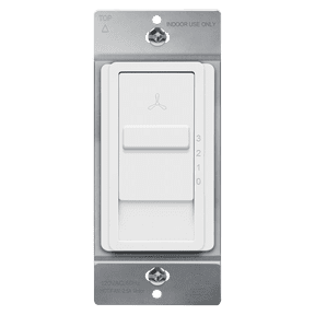 TOPGREENER Kalide Fan Speed Control Switch, 3-Speed Fan Wall Switch, Single Pole, 120VAC, 60Hz, 2.5A, Neutral Wire Not Required, TGFS3-W, White