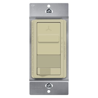 ENERLITES 3 Speed Ceiling Fan Control, Slide Switch, 120VAC, 2.5A ...