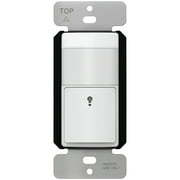TOPGREENER PIR Motion Sensor Light Switch, Occupancy & Vacancy Motion Sensor Switch,        , No Neutral Wire, Single Pole, TDOS5-HL-W, White