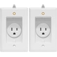 thumbnail image 2 of Pass & Seymour S3713-GRY Single Recessed Receptacle - 15A 125V, Clock Hanger - Gray 2 of 5