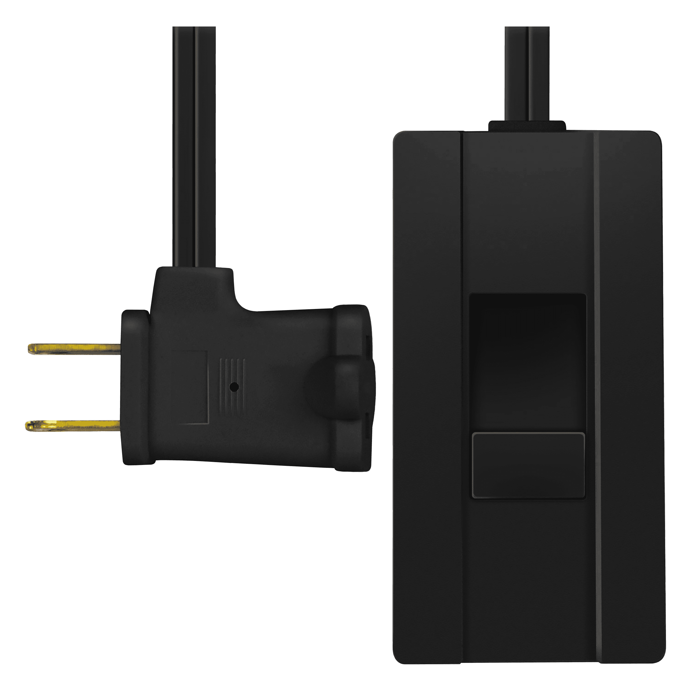 Black 6ft Cord Table-Top Plug-In Lamp Dimmer