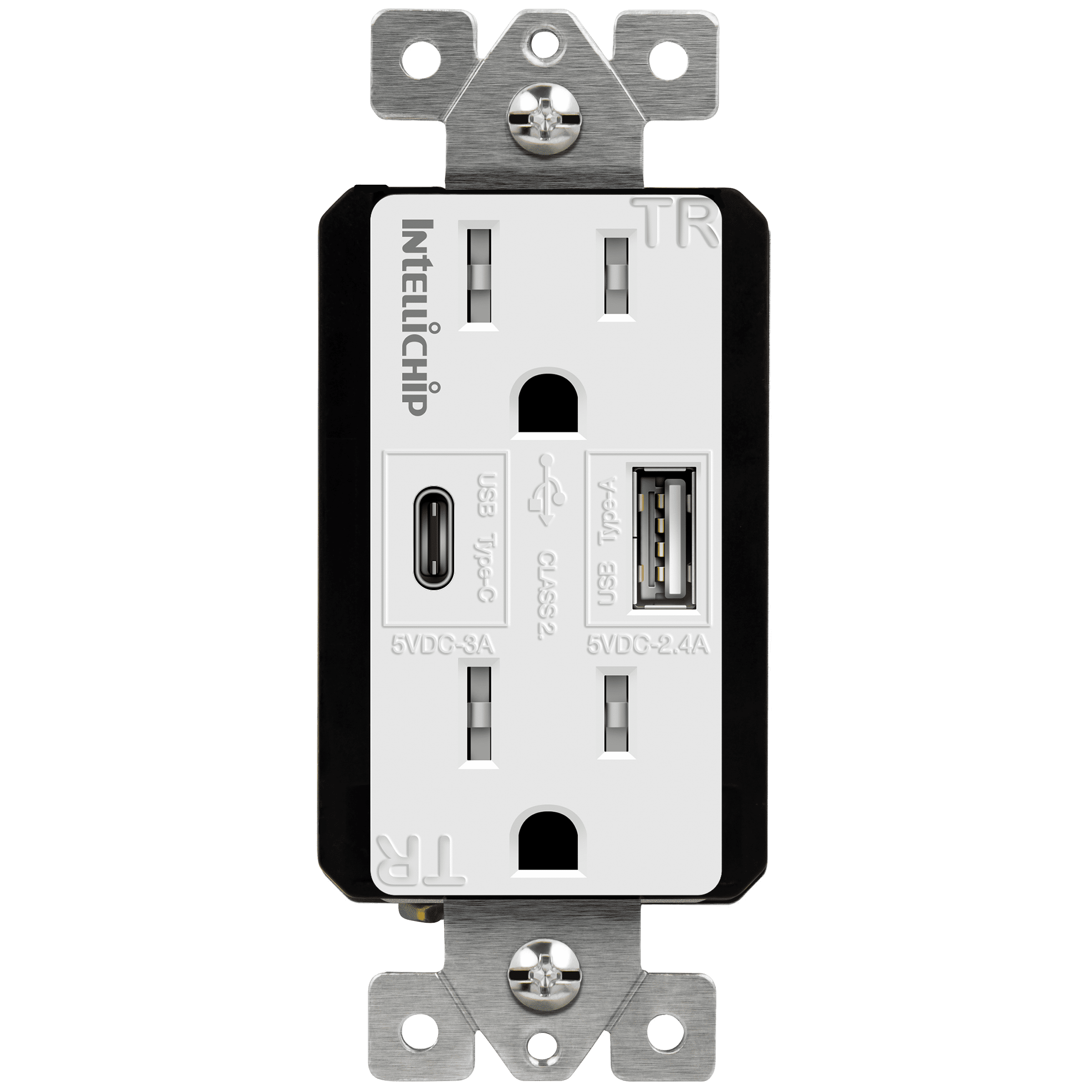 TOPGREENER USB Outlet, 5.8A UltraHighSpeed USB Type C/A Wall Charger