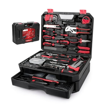 TOPHDY 325 Piece Home Tool Kit, Home Repair Tool Set, Toolbox Storage Case with Drawer, General Home/Auto Repair Tool kit