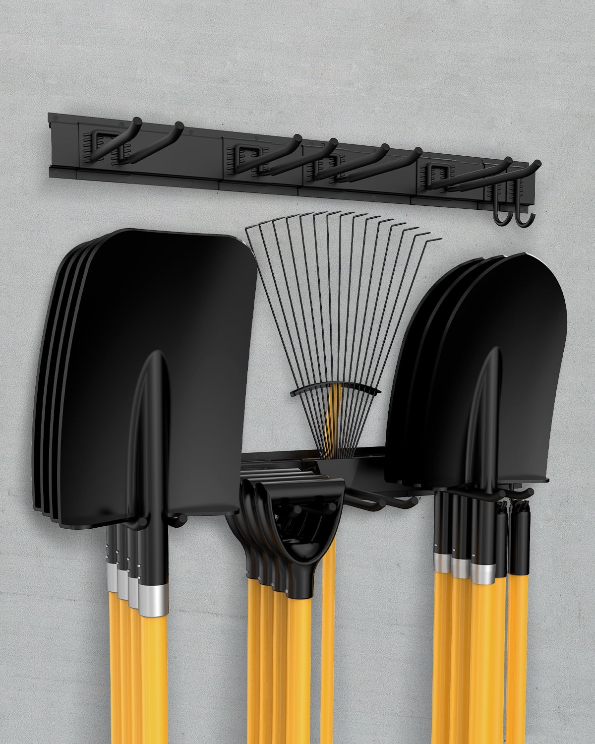 TOPHDY 8 Piece Garage Tool Storage Rack, 32 Inches Wall Mounted Garage