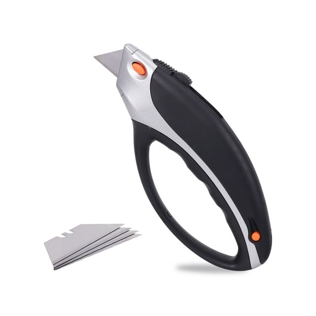 TOPHDY Box Cutter Utility Knife Retractable AutoLock Razor with