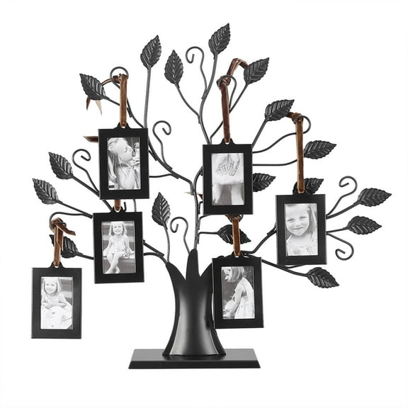 TOPINCN Fashionable Family Photos Frame Display Tree with Hanging Pictures Frames Home Decor,Family Tree Frame