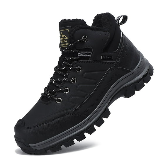 TOPIO Men's Snow Hiking Boots Outdoor Winter Snow Boots