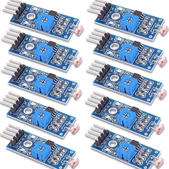 TOPMAO 10X Light Intensity Photosensitive Sensor Resistor Module for Arduino DC 3.3-5V