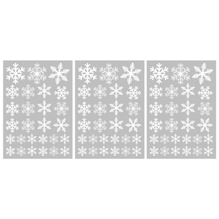 Premium Vector  Christmas snowflake sticker xmas snowflake printable  stickers sheet winter holidays