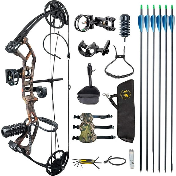 TOPOINT ARCHERY M2 Youth Compound Bow Package 290FPS Lightweight 3 Colors - Right Hand