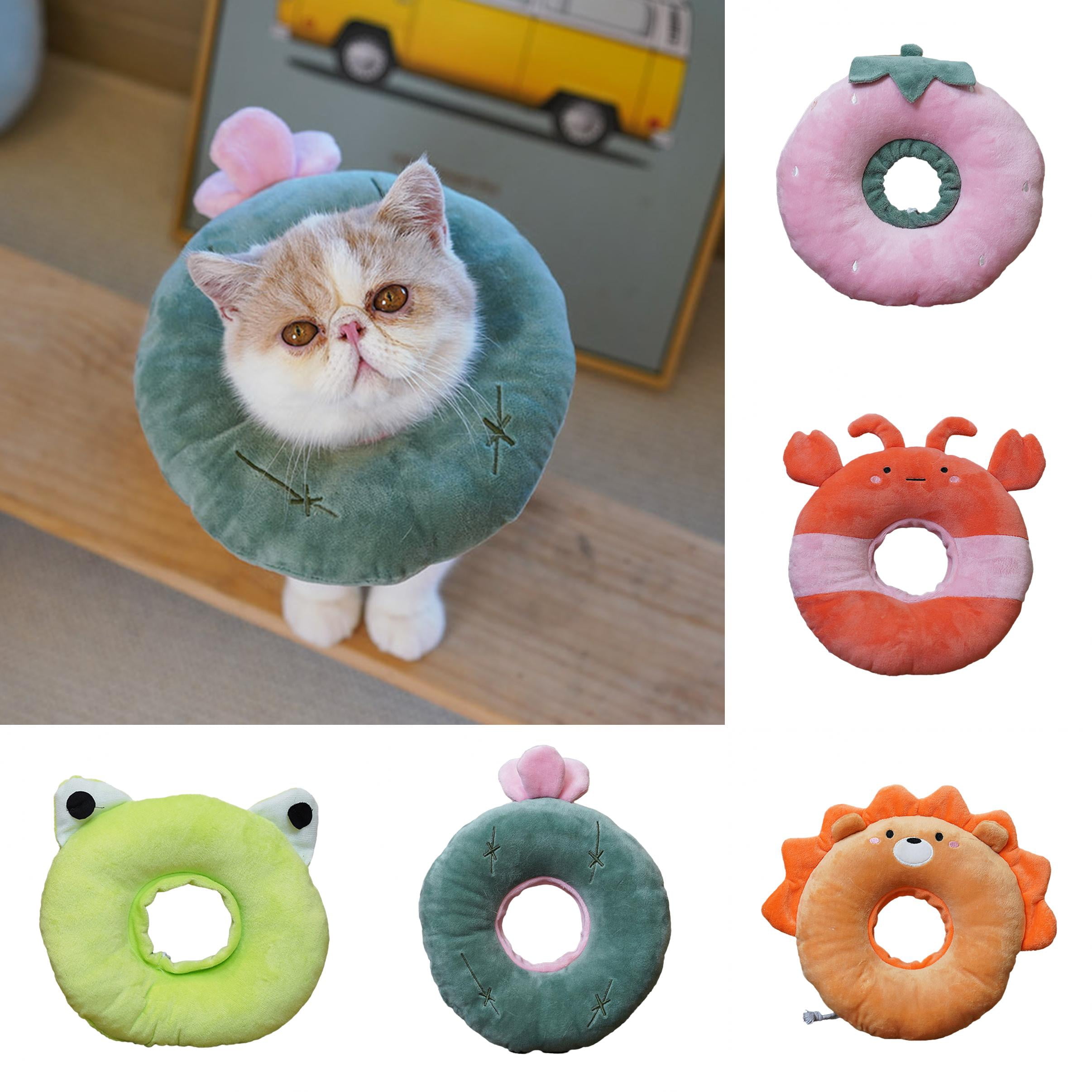 TOPOINT Cat Recovery Collar, Cute Cat Donut Collar, Soft Cone Collars