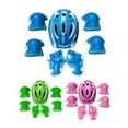 TOPOINT Kids Helmet Pad Set, Adjustable Kids Bike Helmet Knee Pads And Elbow Pads Wrist Guards 5