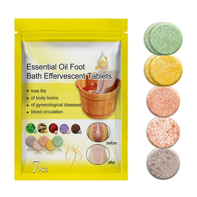 TOPOINT Nourishing Foot Soak Tablets Relax and Refreshed Household