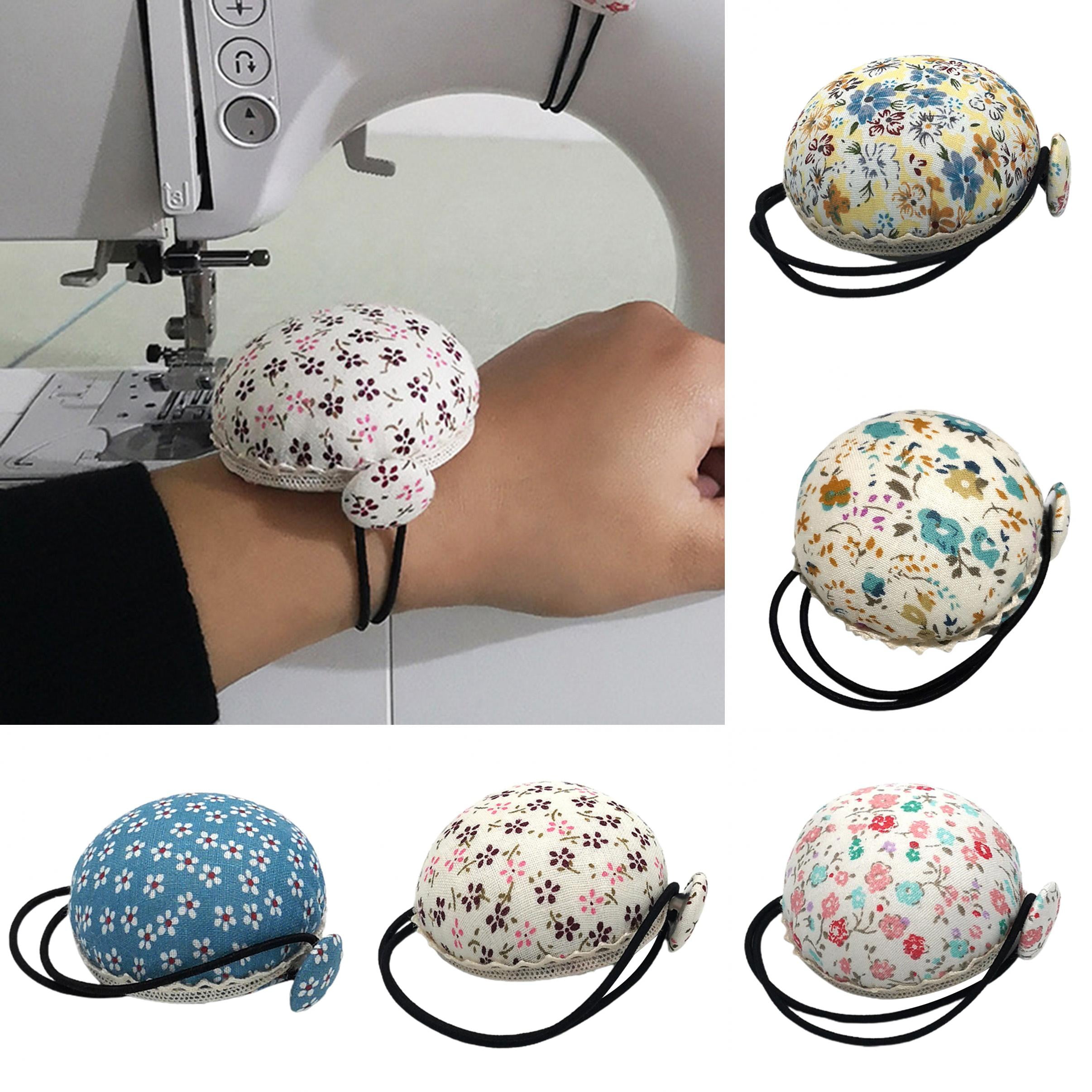 TOPOINT Pin Cushion, Needle Pincushions Flower Pattern Round Pin Cushion For Sewing Needle
