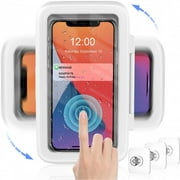 TOPOINT Shower Phone Holder Waterproof 480° Rotation Shower Phone Case HD Touch Screen Wall Mount up to 6.8inch for iPhone 11 12 Pro XR XS MAX Samsung Galaxy S21