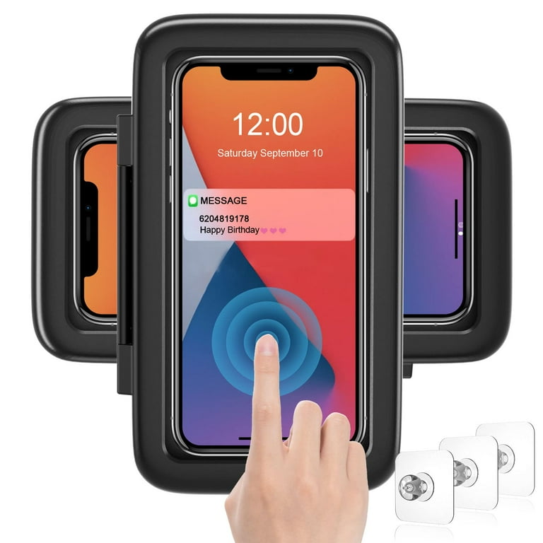 TOPOINT Shower Phone Holder Waterproof 480° Rotation Shower Phone