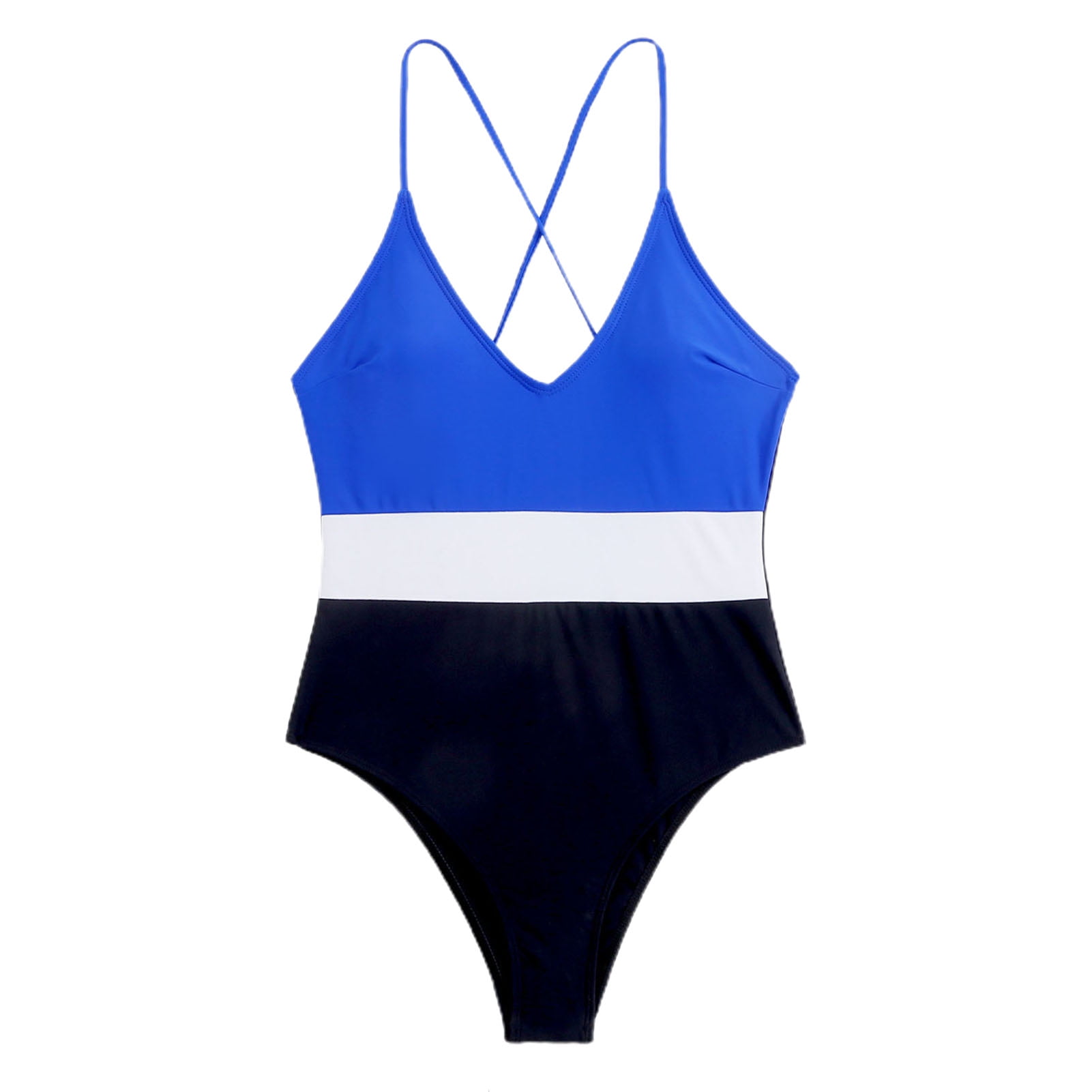 TOPOINT Women'S Cheeky One Piece Swimsuit Strappy Low Back Bathing