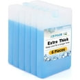 thumbnail image 1 of TOPOKO Ice Packs for Lunch Bags, Cooler. Freezer Packs for Lunch Box, Cooler Bag. Slim Reusable & Long-Lasting, BPA-Free, Quick Freeze, Perfect for Picnic, Camping, Beach, Outdoor Sports., 1 of 6
