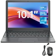 Metal Case Portable Business Mini Laptop Computer Office Travel & Students, 10 Inch Netbook Laptop - Intel J4125, 12GB RAM, 256GB SSD Expandable, Windows 11, WiFi, Work small Laptop - Gray Laptop