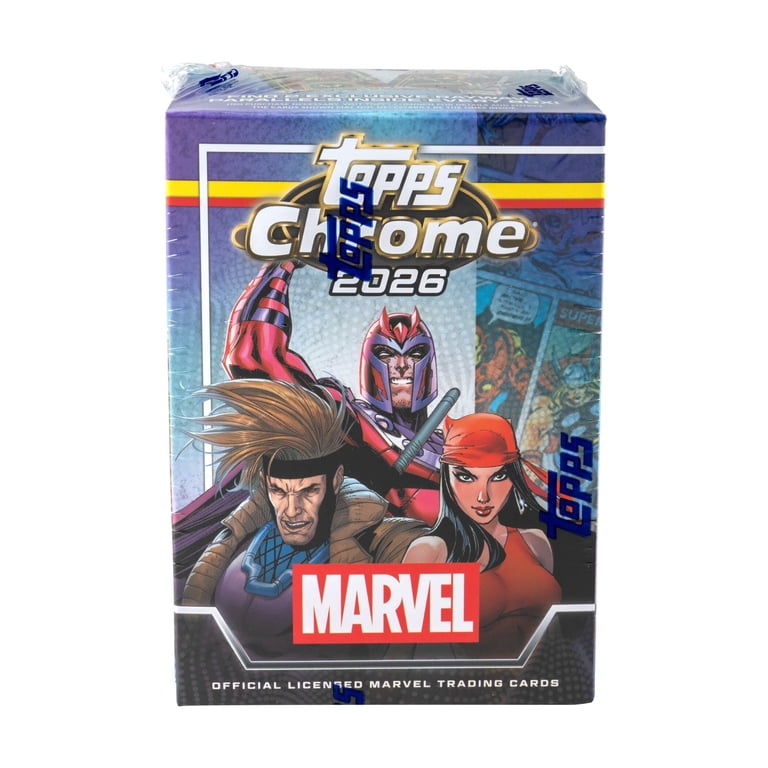 2026 Topps Chrome Marvel Value Box - Walmart.com