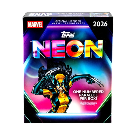 2026 Topps Neon Marvel Mega Box