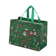 thumbnail image 1 of TOPReddon Large Christmas Gift Bags Bulk Christmas Tote Bags with Handles Reusable Non Woven Christmas Bags Gift Wrap Bags Grocery Shopping Totes for Xmas Holiday Party, 12.8 x 9.8 x 6.7 in, 1 of 5